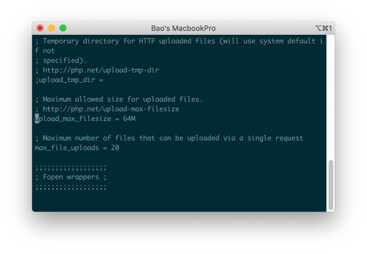 change upload_max_filesize phpmyadmin directadmin