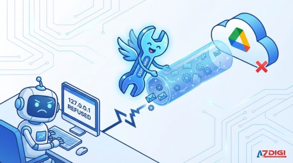 Sửa lỗi Rclone không connect tới Google Drive qua Link http://127.0.0.1/xxxxx