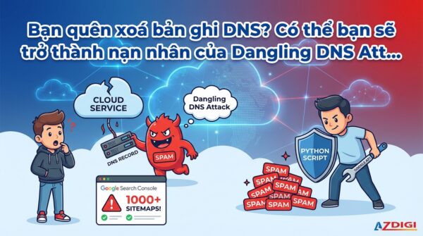 Bạn quên xoá bản ghi DNS? Có thể bạn sẽ trở thành nạn nhân của Dangling DNS Attack