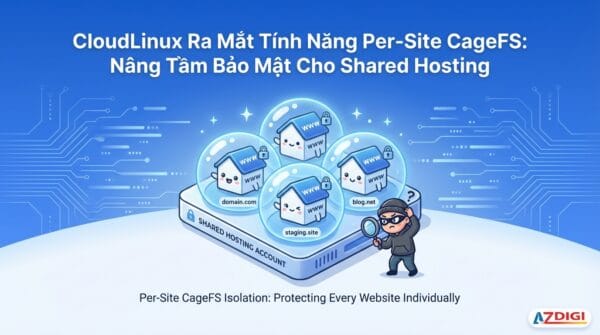 CloudLinux Ra Mắt Tính Năng Per-Site CageFS: Nâng Tầm Bảo Mật Cho Shared Hosting
