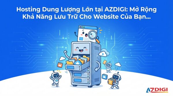 Hosting Dung Lượng Lớn tại AZDIGI: Mở Rộng Khả Năng Lưu Trữ Cho Website Của Bạn 