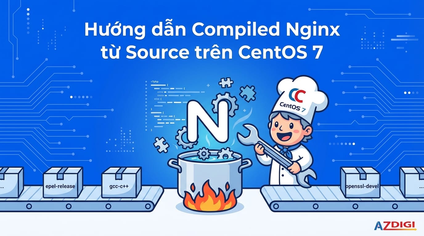 Hướng dẫn Compiled Nginx từ Source trên CentOS 7 - AZDIGI Blog
