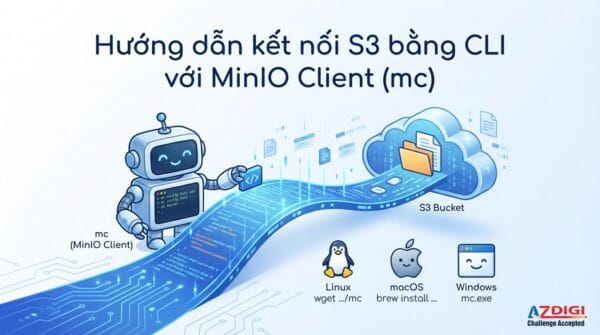 Hướng dẫn kết nối S3 bằng CLI với MinIO Client (mc)