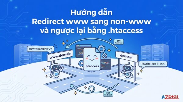 Hướng dẫn Redirect www sang non-www và ngược lại bằng .htaccess