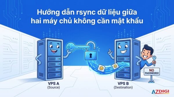 Hướng dẫn rsync dữ liệu giữa hai máy chủ không cần mật khẩu