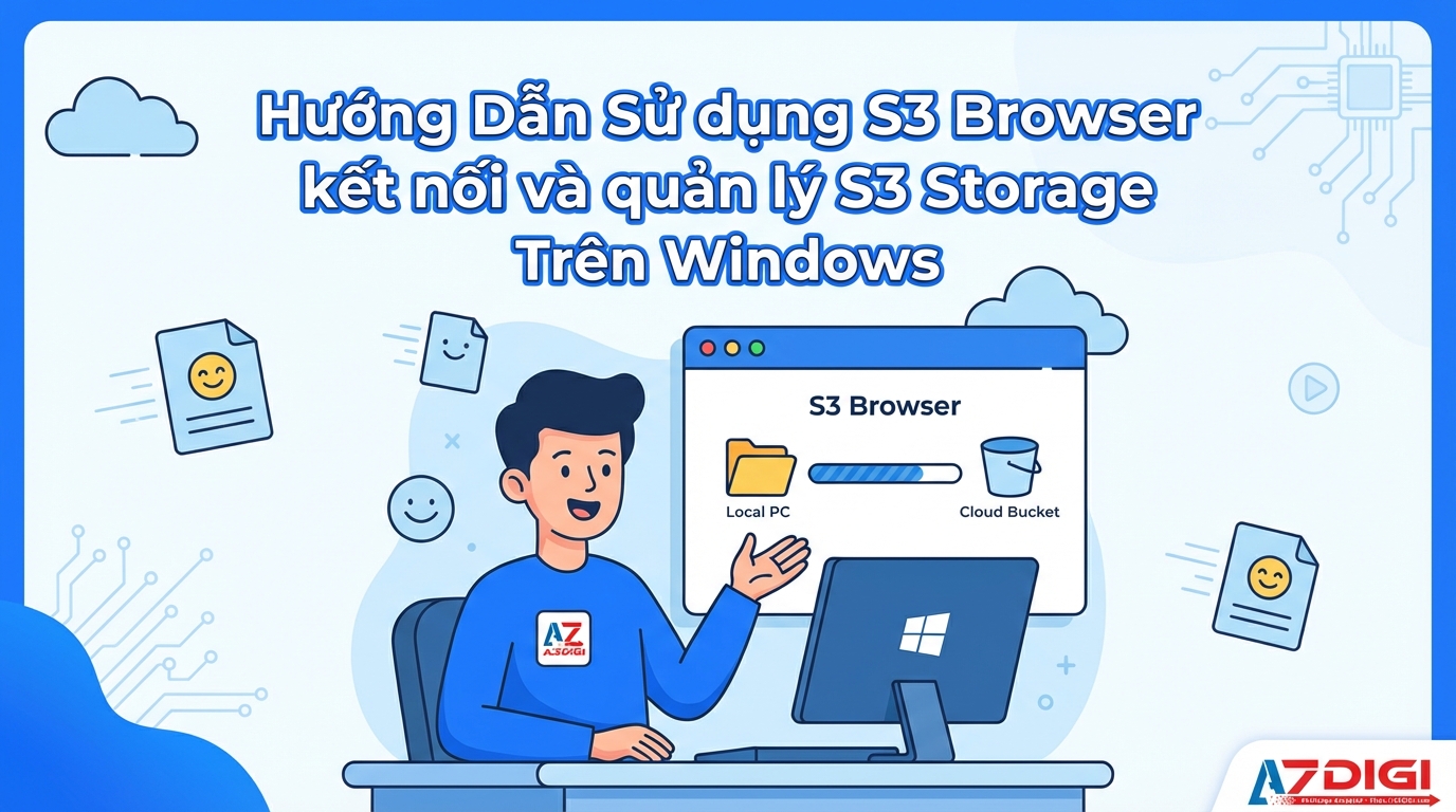 Hướng Dẫn Sử dụng S3 Browser kết nối và quản lý S3 Storage Trên Windows