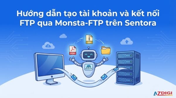Hướng dẫn tạo tài khoản và kết nối FTP qua Monsta-FTP trên Sentora