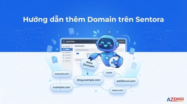 Hướng dẫn thêm Domain trên Sentora