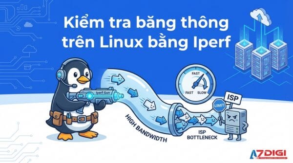 Kiểm tra băng thông trên Linux bằng Iperf
