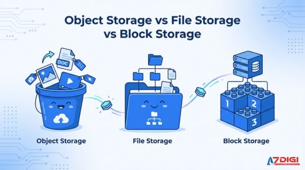 Object Storage vs File Storage vs Block Storage
