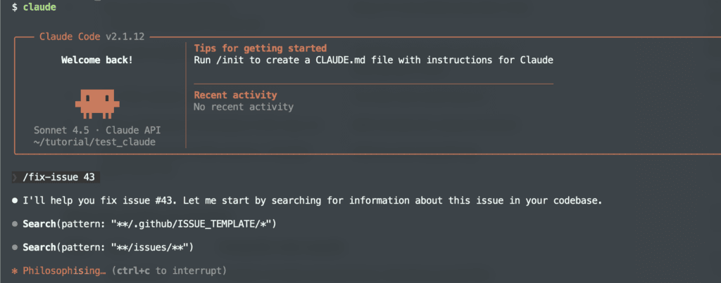 Ví dụ việc sử dụng tham số trong command slash của Claude Code