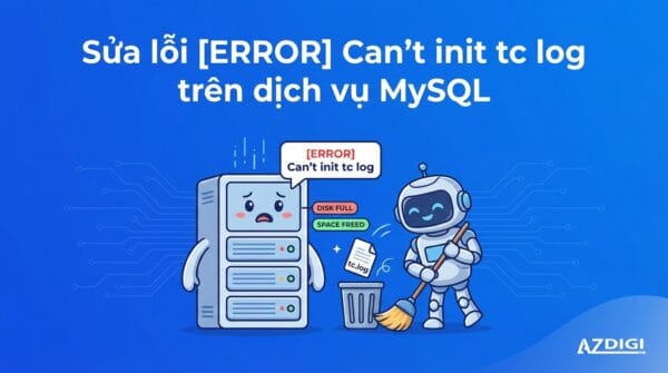 Sửa lỗi [ERROR] Can’t init tc log trên dịch vụ MySQL