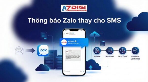 Điều chỉnh thông báo qua Zalo thay cho SMS, thay đổi lịch tạo hoá đơn gia hạn