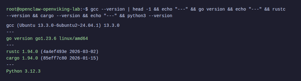 Prerequisites đã cài đặt