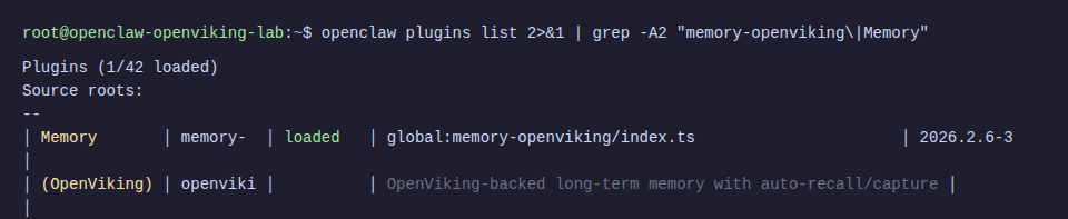 OpenClaw plugin list