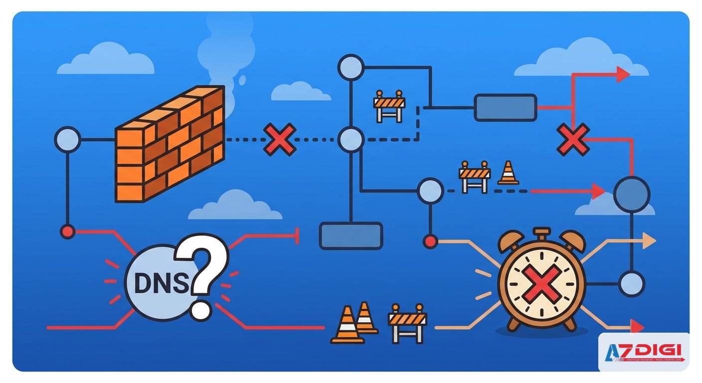 Nguyên nhân gây lỗi ERR_CONNECTION_REFUSED