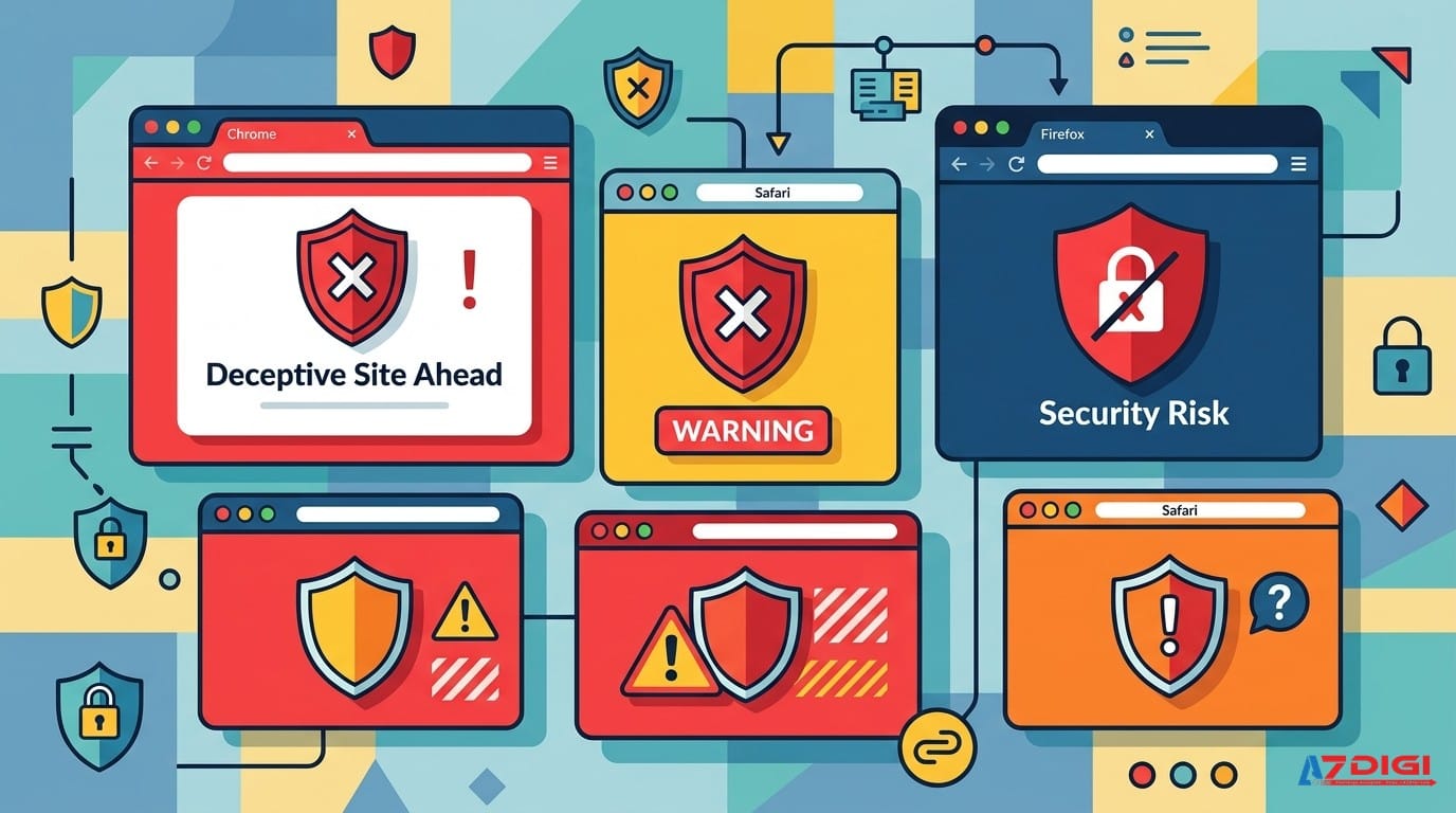 Lỗi hiển thị trên các trình duyệt Chrome Firefox Safari Edge