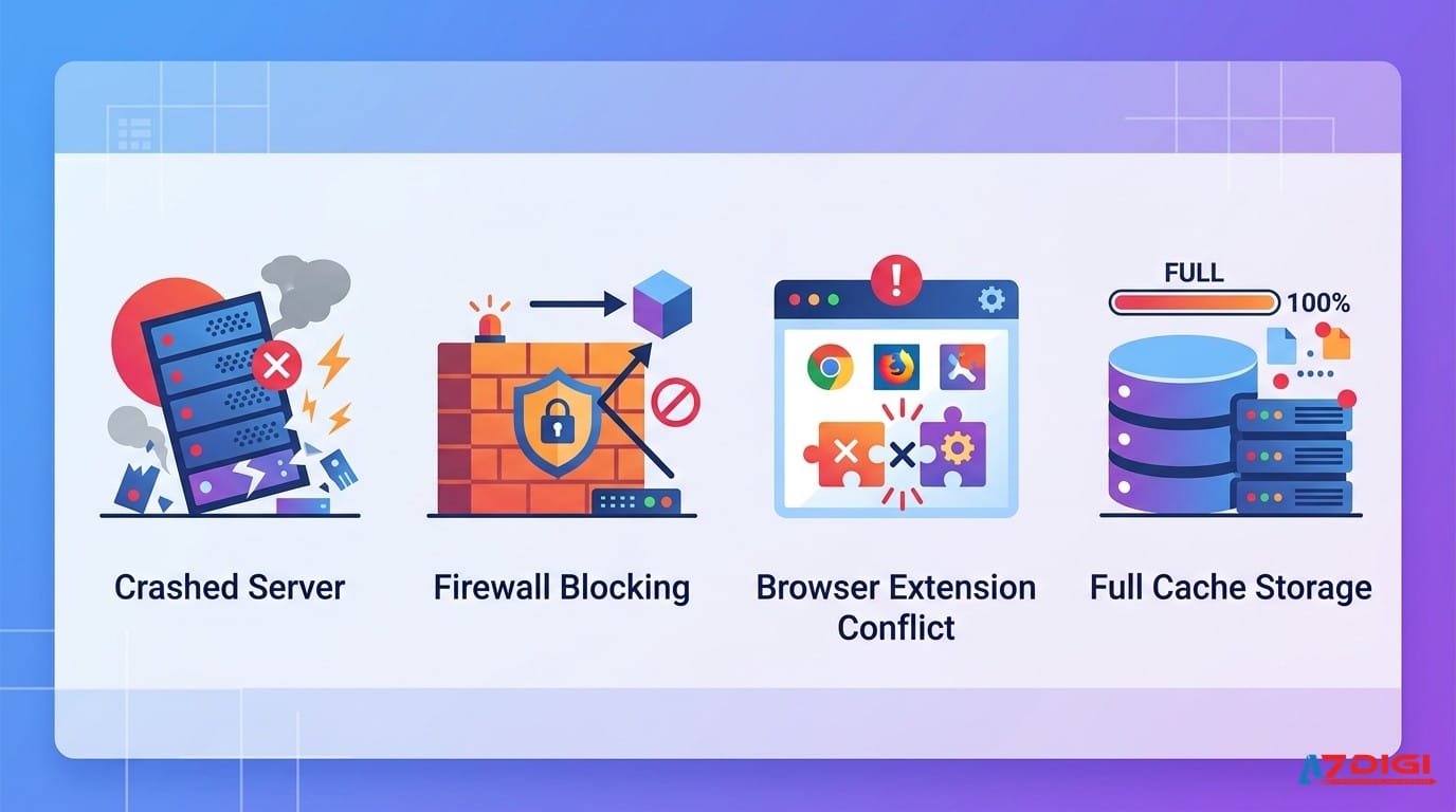 Nguyên nhân gây ra lỗi ERR_EMPTY_RESPONSE