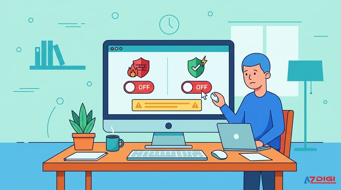 Tắt tạm firewall và khởi động lại router