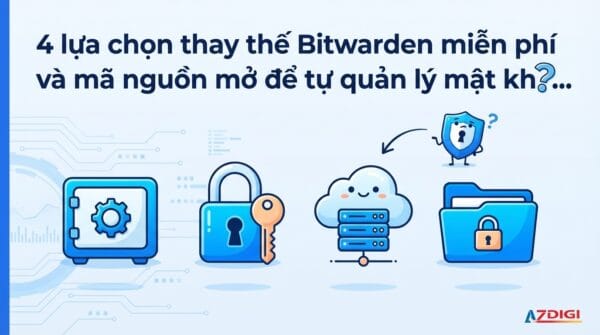 4 lựa chọn thay thế Bitwarden miễn phí và mã nguồn mở để tự quản lý mật khẩu
