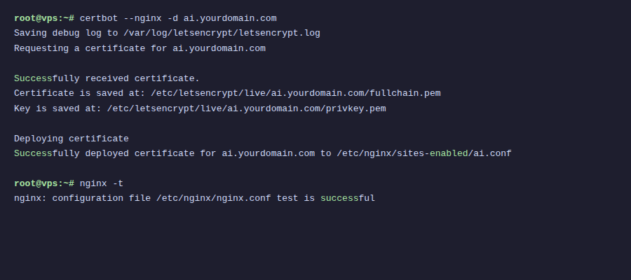 Cài SSL với Certbot