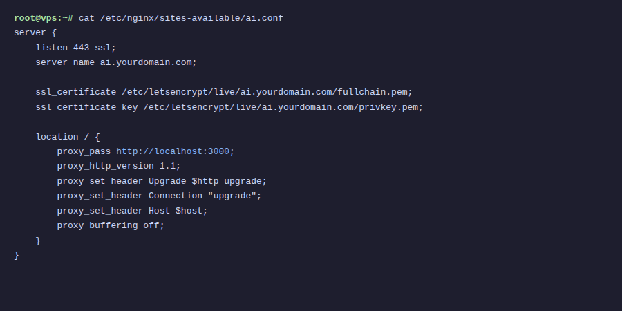 Cấu hình Nginx cho Ollama