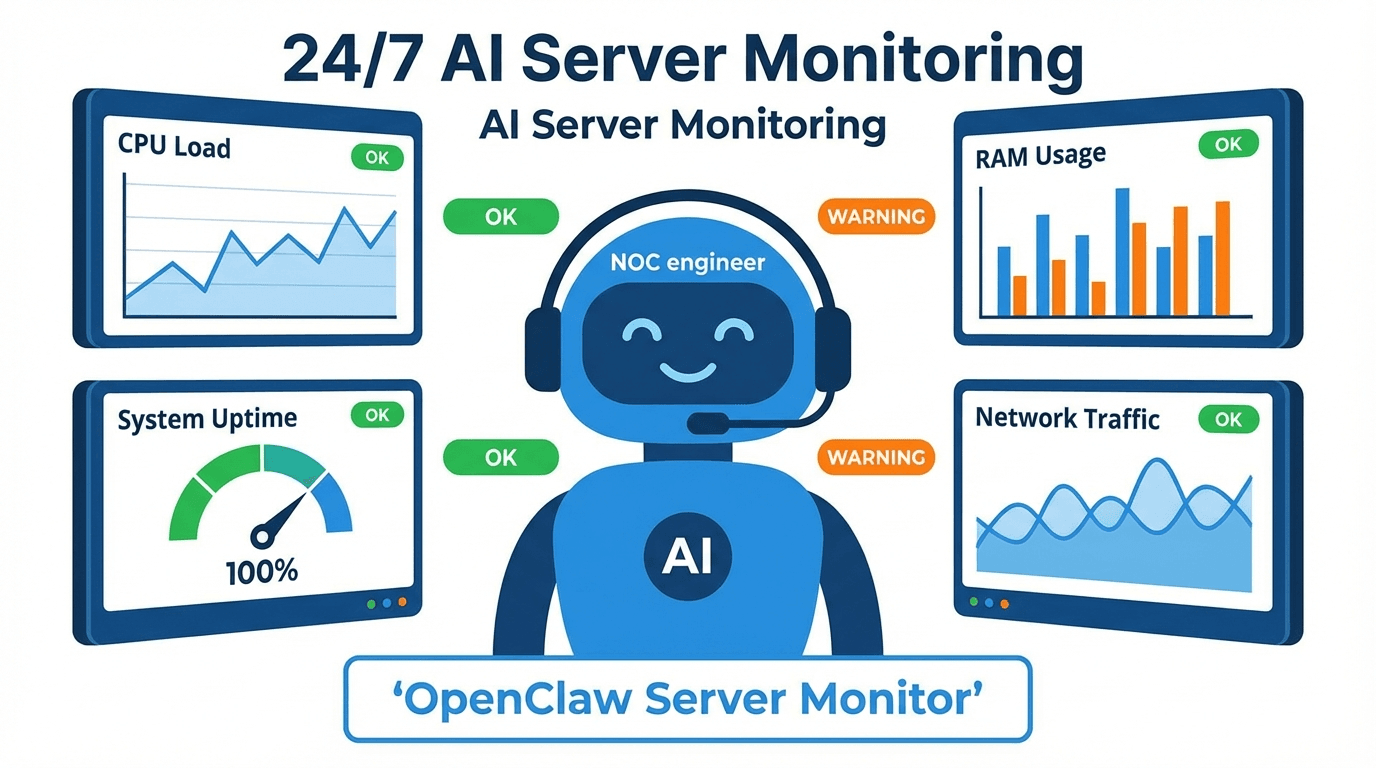 OpenClaw giám sát server 24/7 như NOC Engineer