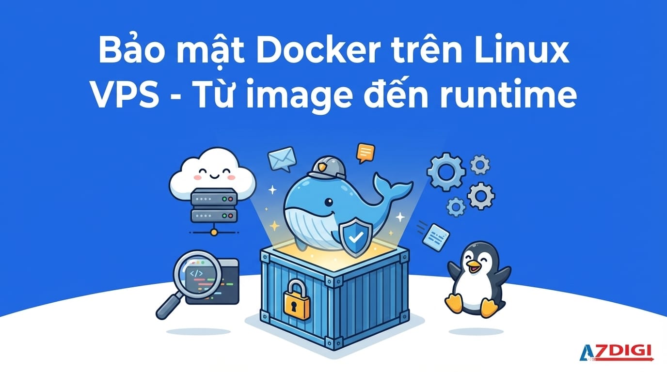 Bảo mật Docker trên Linux VPS - Từ image đến runtime - AZDIGI Blog