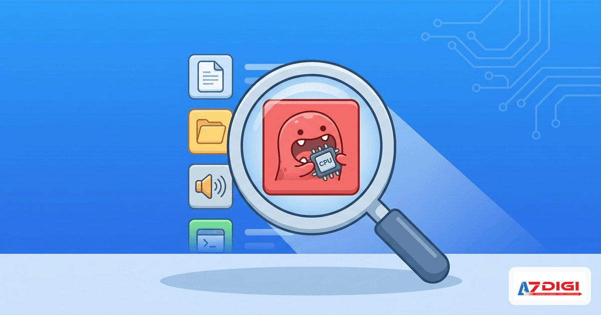 Tìm process ngốn CPU