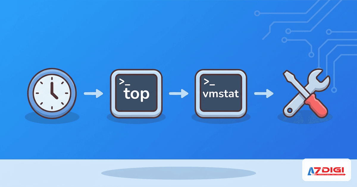 Flowchart showing diagnostic process steps