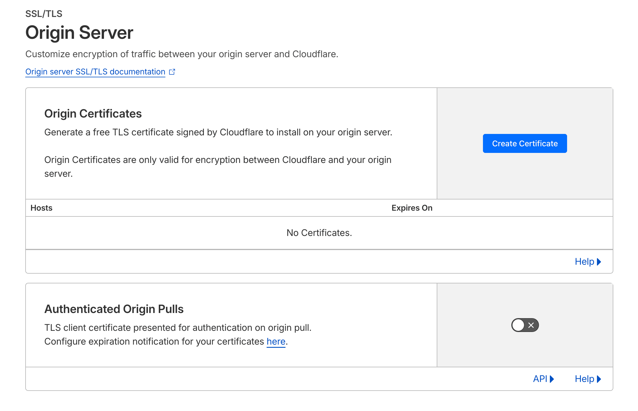 Origin Certificate trên Cloudflare 2025