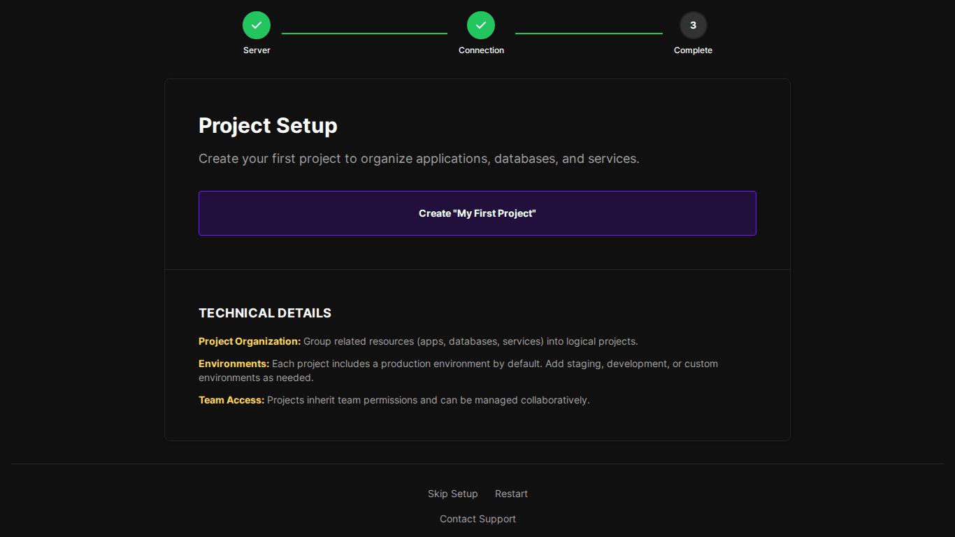 Cấu hình SSH key trong Coolify