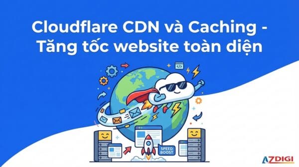 Cloudflare CDN và Caching – Tăng tốc website toàn diện