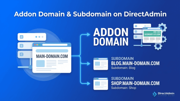 How to add an addon domain and subdomain on DirectAdmin