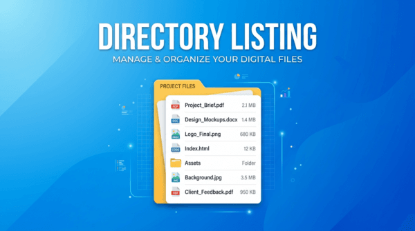 Allow showing the list of files in the website directory on DirectAdmin