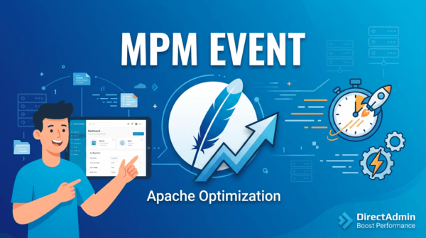 Convert MPM prefork to MPM event Apache DirectAdmin