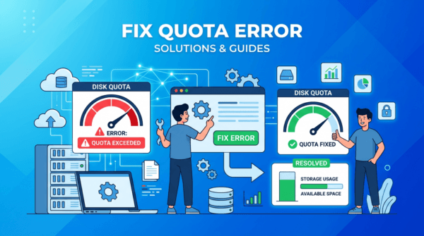 Fix the “Error with system Quotas” error on DirectAdmin