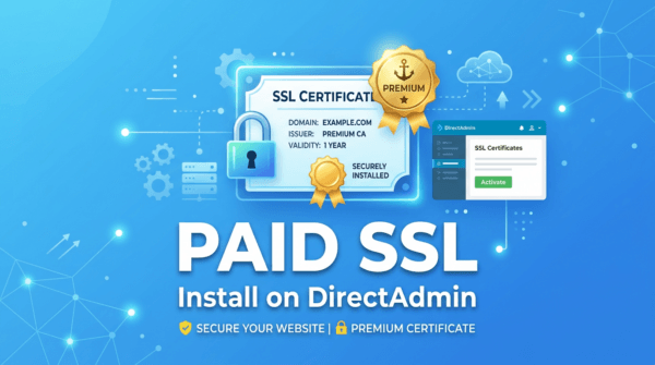 How to install paid SSL on DirectAdmin