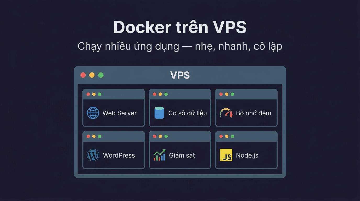 Docker trên VPS — chạy nhiều ứng dụng hiệu quả