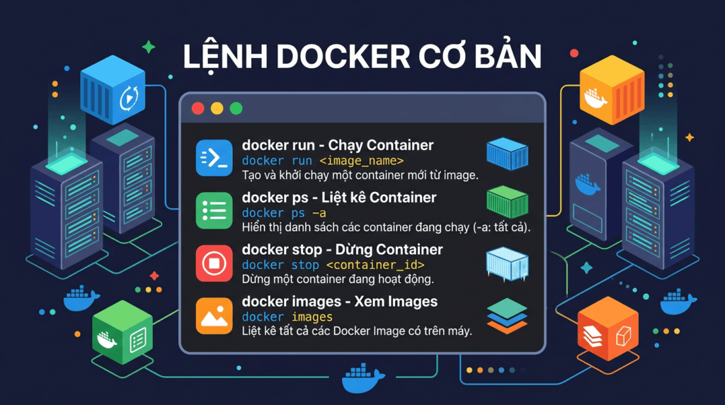 Làm quen với Docker – Các lệnh cơ bản cần biết | AZDIGI Blog