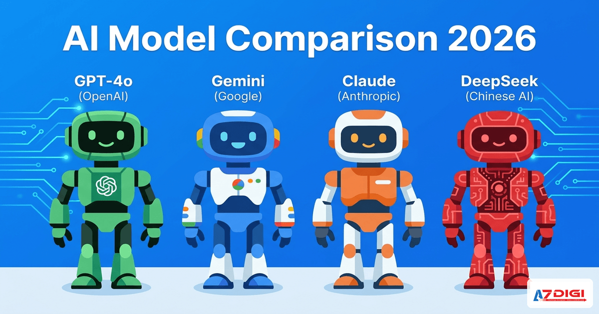 So sánh các mô hình Generative AI hàng đầu 2026