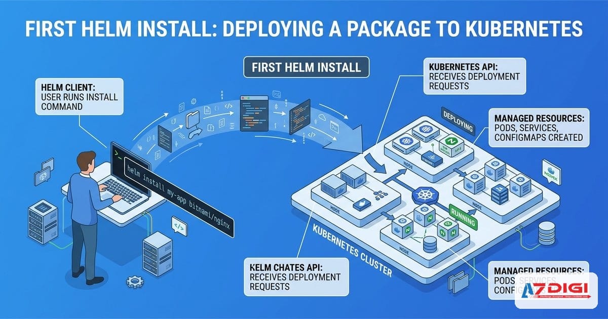 Cài đặt chart đầu tiên với Helm