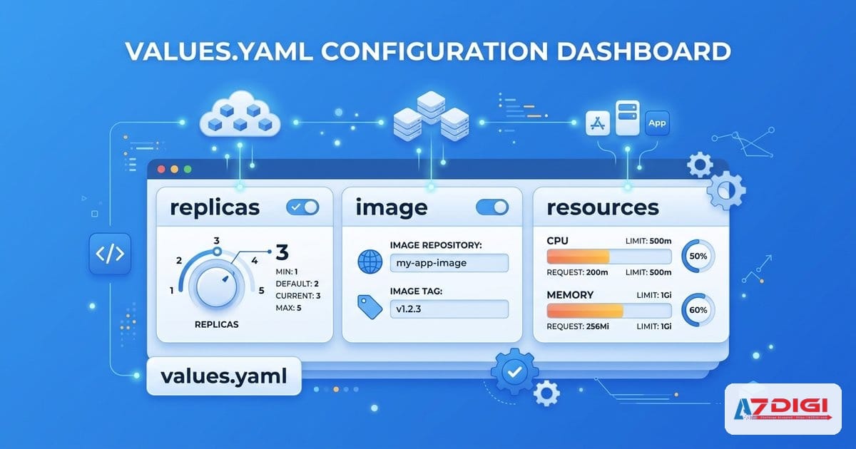 Thiết kế `values.yaml` cho Node.js app