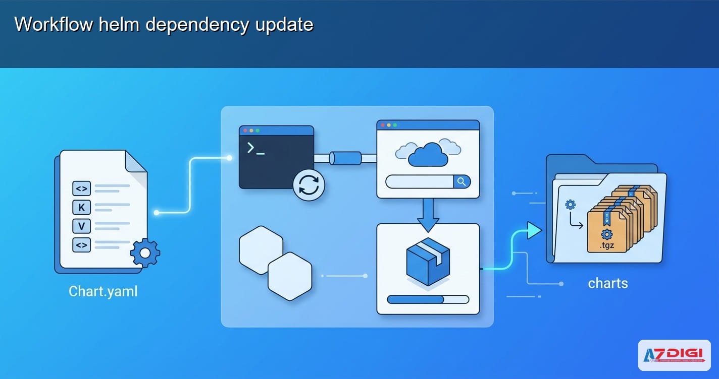 workflow helm dependency update