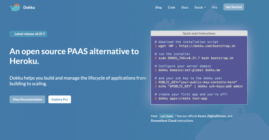 Dokku là lựa chọn thay thế đơn giản và linh hoạt cho Coolify