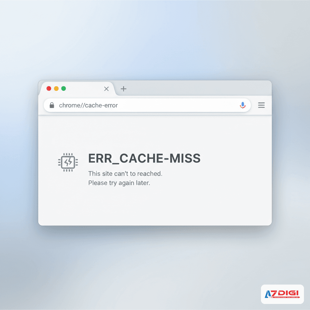 Lỗi ERR_CACHE_MISS trên Google Chrome