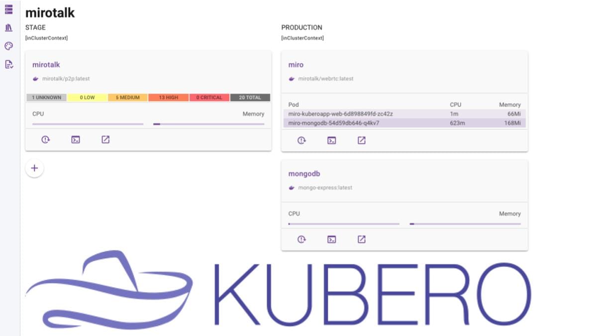 Kubero phù hợp khi muốn tự host ứng dụng trên Kubernetes với giao diện quản trị