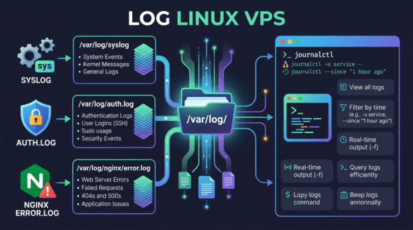 Đọc log hệ thống trên Linux VPS – journalctl và /var/log