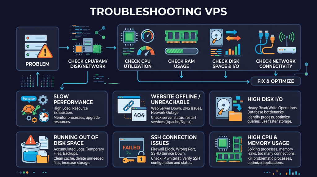 Troubleshooting Linux VPS - How to Handle Common VPS Issues - AZDIGI Blog