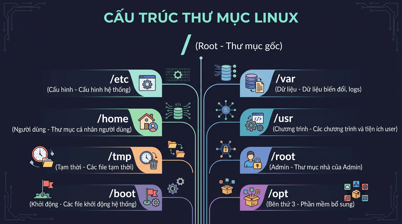 Cấu trúc thư mục Linux